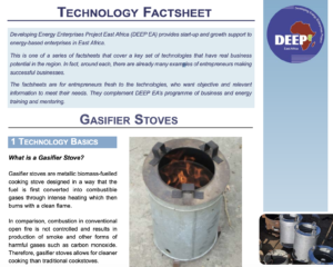 Gasifer Stoves