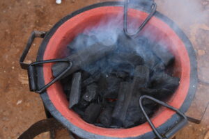 Briquettes in Cookstove