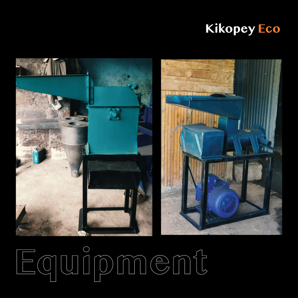 Kikopey briquette production equipment
